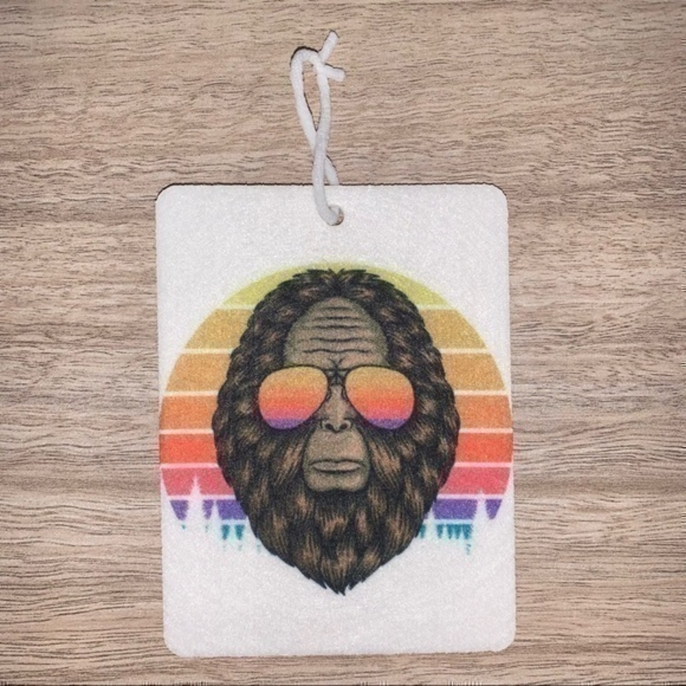To cool for school Big Foot car air freshener (reusable) new